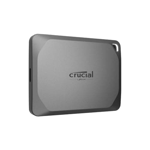 Image of Crucial X9 Pro 1TB Portable External SSD - Up to 1050MB/s Read/Write, External Solid State Drive, IP55 Water and Dust Resistant, USB-C 3.2 - CT1000X9PROSSD902