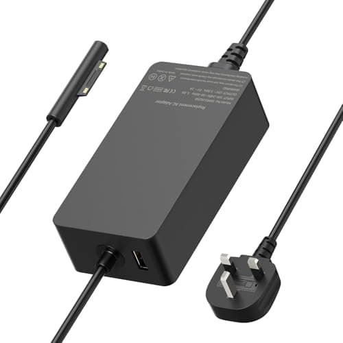 Image of Jippofu 44W Laptop Charger Compatible with Microsoft Surface Pro 7/6/5/4/3/X Surface Laptop Surface Go Surface Book Surface Edge Model 1625 1736 1800