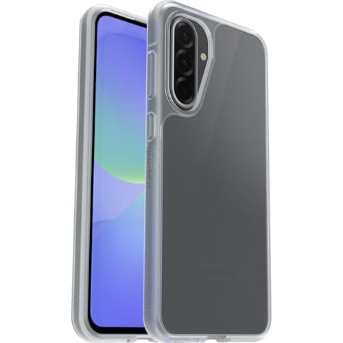 Image of OtterBox React Series Case for Samsung Galaxy A36 5G, Shockproof, Drop proof, Ultra-Slim, Protective Thin Case, Tested to Military Standard, Clear