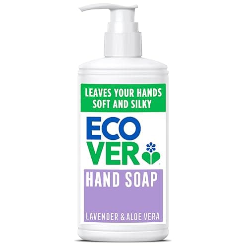 Image of Ecover Hand Wash, Hand Soap, Gentle Hand Cleansing, Fresh Lavender & Aloe Scent, Pack of 1, 1 x 250ml