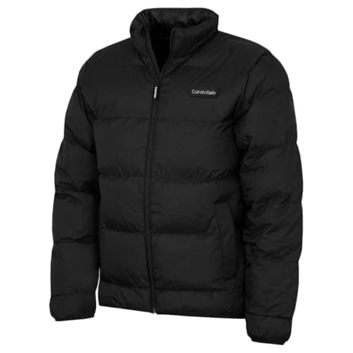 Image of Calvin Klein Mens Rivington Padded Wind Proof Jacket - Black - M
