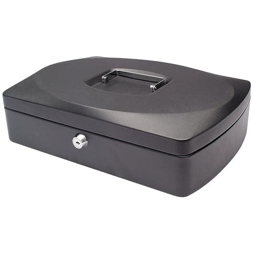 Image of Q-Connect Cash Box 12 Inch Black
