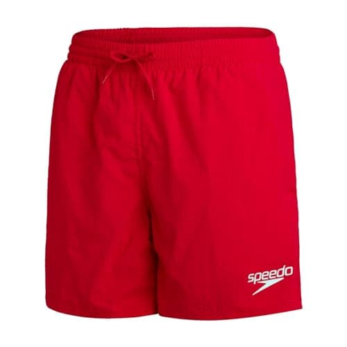 Image of Speedo Men's 16" Watershort Swiming Trunks| Quick Dry | Comfortable Fit | Clasic Style | Drawstring Waist, Fed Red, M