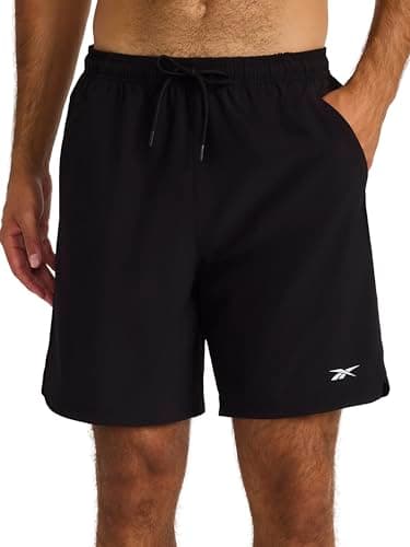 Image of Reebok Men's Glider Running 7” Short, Black, Medium
