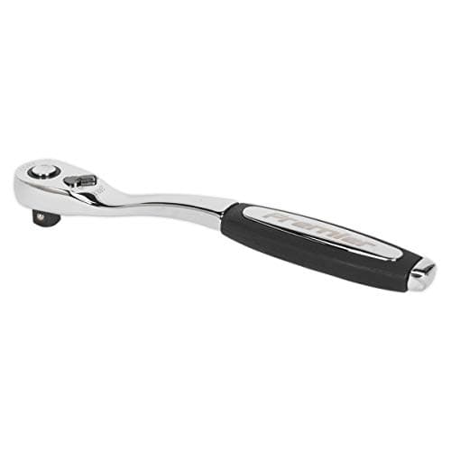 Image of Sealey Ak8975 Ratchet Wrench 1/2In Sq Drive Offset Pear-Head Flip Reverse
