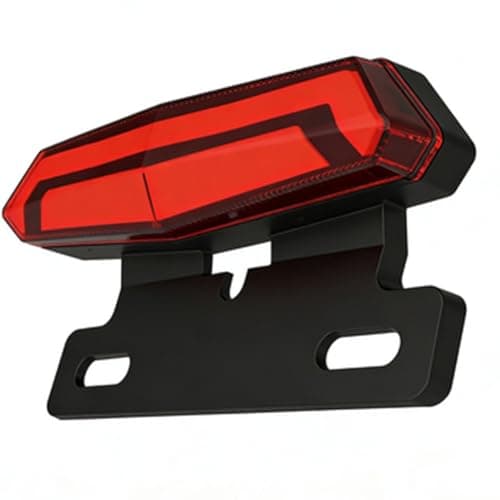 Image of Oewwthy 36-48V Ebike Rear Light Tail Light 6 Pin LED Light Rear Lamp for Night Riding E-Bike Taillights Cycling Accessories