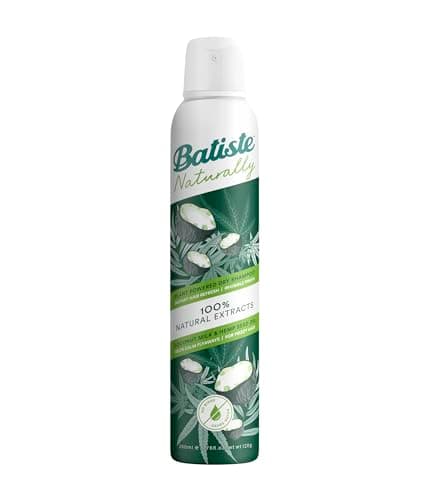 Image of Batiste Naturally Coconut Milk & Hemp Seed Oil 200ml, No Rinse Spray to Refresh Hair in Between Washes, with 100% Natural Extracts