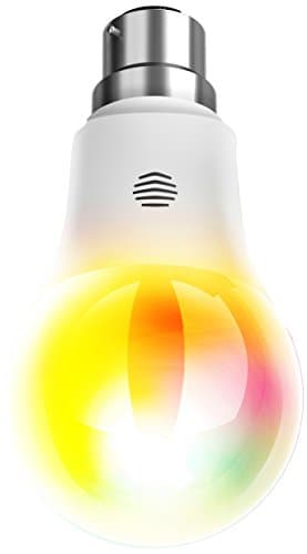 Image of Hive Light Colour Changing Smart Bulb with B22 Bayonet-Works with Amazon Alexa, 9.5 W, White