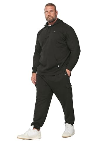 Image of BadRhino Big & Tall Hoodie - Men's - Plus Size Curve Black