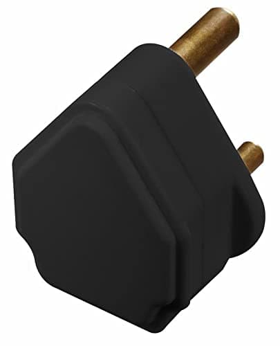 Image of MASTERPLUG - Black 3 Pin, 5A Round UK Mains Plug