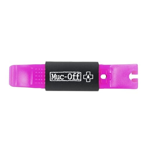 Image of Muc Off Rim Stix Tyre Lever - Super Durable Ergonomic Bike Tyre Levers - Integrated Valve Core Remover and Spoke Hook - 2 Pack, Pink