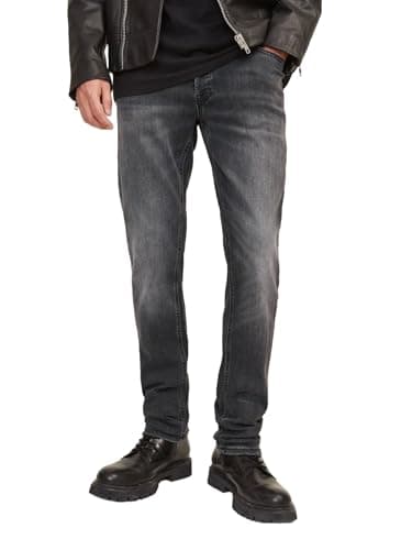 Image of JACK & JONES Glenn Original 817 Slim Fit Jeans-W32-32L (Dark Grey)