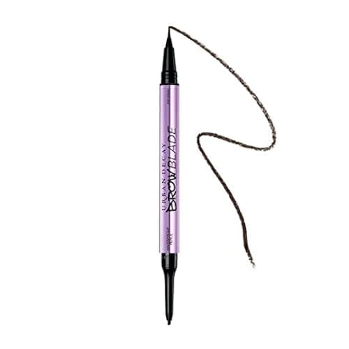 Image of Urban Decay Brow Blade 2 in 1 Eyebrow Pencil Waterproof Eyebrow Colour Vegan Dark Drapes Dark Brown