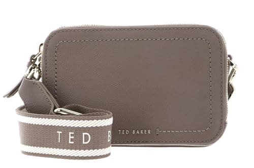 Image of Ted Baker cross body bag Linzie Webbing Leather Crossbody Camera Bag Taupe