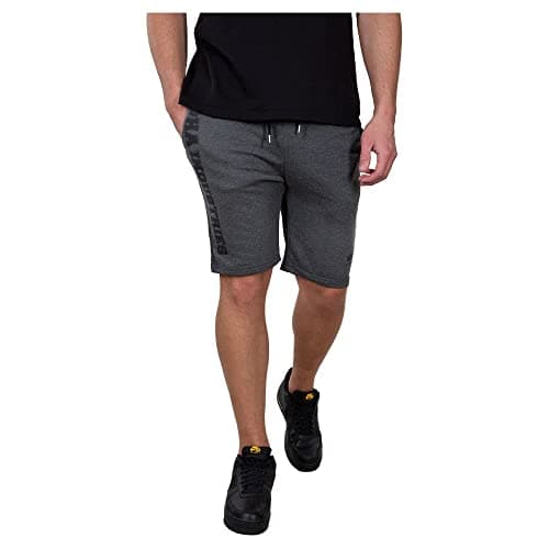 Image of Alpha Industries Basic SL Short for Men, Grey Heather, XXL