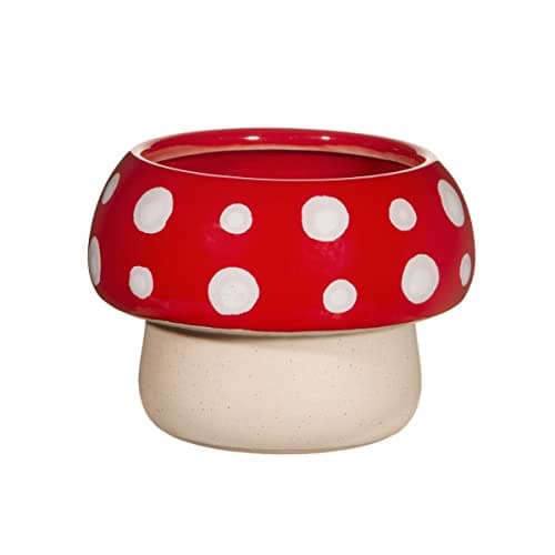 Image of Sass & Belle Red Mushroom Large Planter