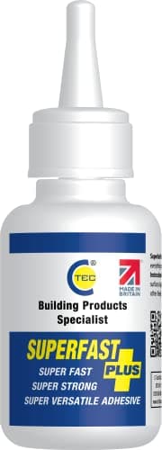 Image of SFP Superfast Plus Adhesive - Super Glue for Metal, Rubber & Glass - High Strength Heavy Duty Repair Superglue - All Purpose - Clear Adhesive - 20ml