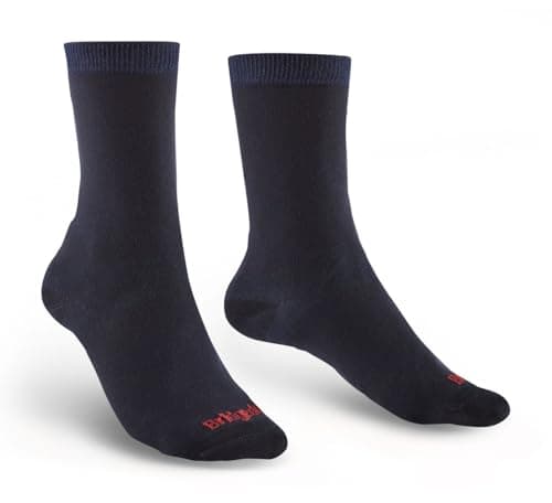 Image of Bridgedale LINER Base Layer Coolmax Liner Boot x 2-Women's- Medium-Navy
