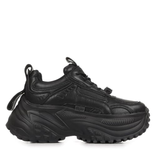 Image of Buffalo Turbo One BN1636744 Women's Trainers, black, 5 UK