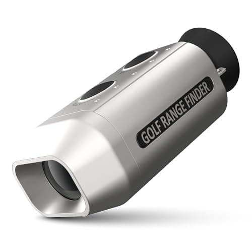 Image of Golf Range Finder up to 1000 Yards | Distance Measuring Device for Yardage Shot Scope | Pocket Size with Magnifying Lens & No Need to Recharge | Rangefinder by Happy Golfer™