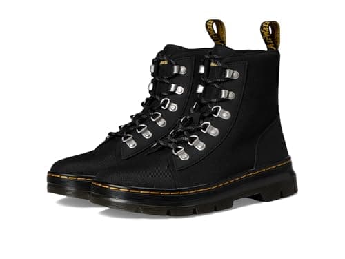 Image of Dr. Martens Women's Combs W 6 Tie Boot Fashion, Black Extra Tough 50/50+ajax, 5 UK