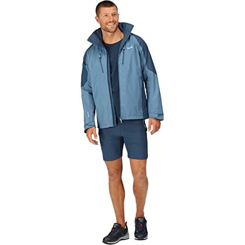 Image of Regatta Mens Calderdale IV Waterproof Jacket M Stellar/BlueWng