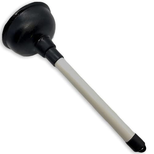 Image of TIJAR® Plunger, Long Handle Plunger, Super Strong Durable Plunger for Kitchens and Bathrooms, Extreme Suction Sink Plunger Opener Bathtub, Shower, Sink (10 CM)