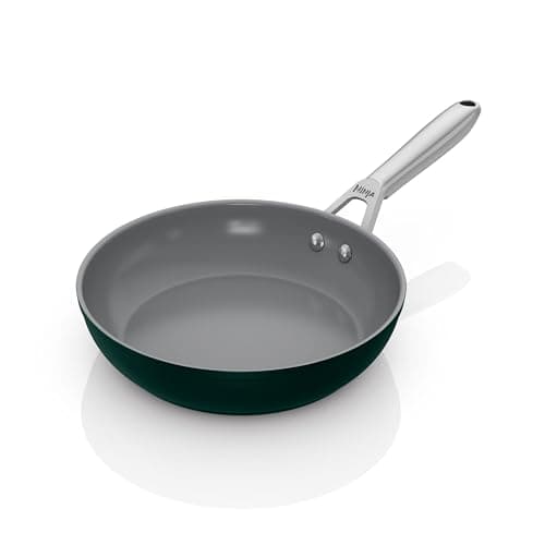 Image of Ninja ZEROSTICK Ceramic Pro 24 cm Frying Pan, Scratch Resistant, Made PTFE-Free, All Hob Compatible, Green, CW30024UKGN