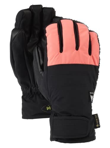 Image of Burton Men's Standard Reverb Gore TEX Gloves, True Black/Tetra Orange, Small