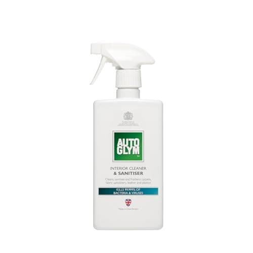 Image of Autoglym Interior Cleaner 500ml, Removes Grim & Dirt, Cleans Carpets, Fabrics, Upholstery & Plastics, Easy Spray & Wipe Off Formula