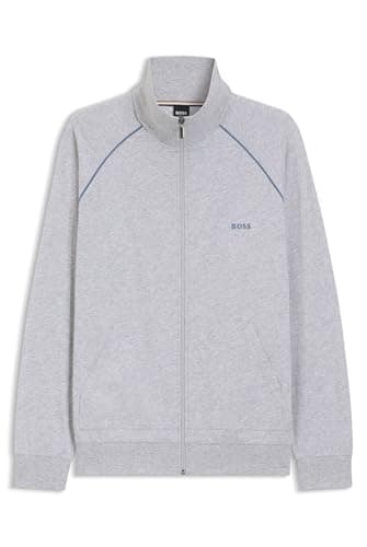 Image of BOSS Men's Loungewear Jacket, 053light/pastel grey, 3XL