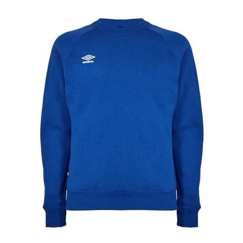 Image of Umbro Men's Club Leisure Sweatshirt - Royal Blue/White - Size S