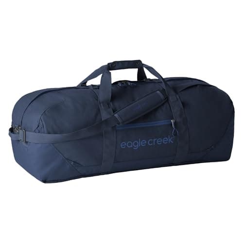 Image of Eagle Creek No Matter What Duffle Bag 90L I Heavy Duty & Packable Travel Holdall I Sustainable Travel Bag for Camping & Adventure I 90L Capacity I Atlantic Blue