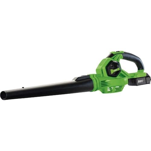 Image of Draper D20 Cordless Leaf Blower 230V | 20V Li-ion Battery Powered | 13000 rpm Motor Speed | 210km/h Air Speed Blower | Variable Speed Gardening Tool | Extension Nozzle | 70526