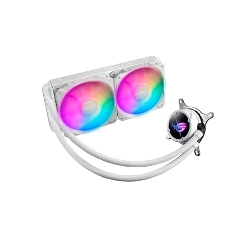 Image of ASUS ROG STRIX LC II 240 ARGB White Edition Processeur Refroidisseur de liquide tout-en-un 12 cm Blanc 1 pièce(s)