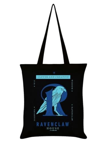 Image of Harry Potter Ravenclaw House Black Tote Bag