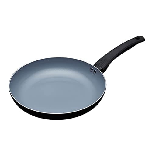 Image of MasterClass MCFPCER26 Eco Induction Frying Pan with Healthier Ceramic Chemical Non Stick, Aluminium / Iron, Black / Blue, 26 cm