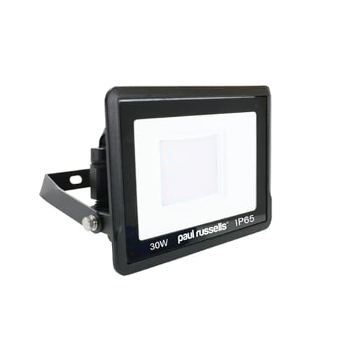 Image of paul russells 30W LED Outdoor Floodlight - 3000LM Bright Security Lights, IP65 Waterproof, Daylight 6500K White, Garden & Outdoor Wall Lights for Garden, Garage Lighting, Warehouse, Energy-Efficient