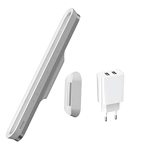 Image of TSUSF Desk Lamp Hanging Magnetic LED Table Lamp Chargeable Stepless Dimming Cabinet Light Night Light For Closet Wardrobe (Size : A)