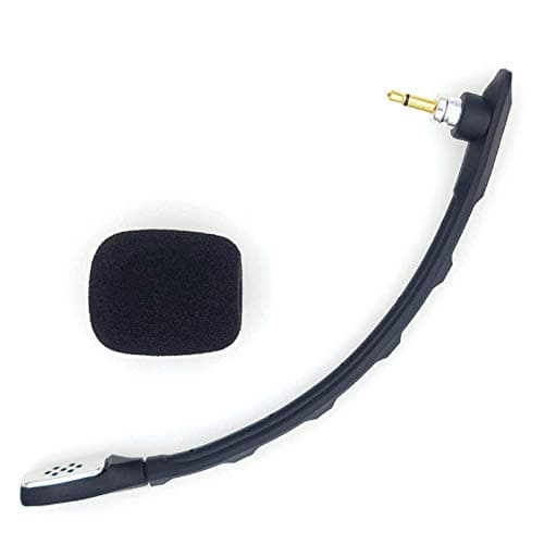 Image of sciuU Mic Replacement BOOM Microphone compatible with ASTRO Gaming A40 TR, A40 Astro Audio V2 for PS4 Xbox One Nintendo Switch Computer PC Gaming Headsets Cancelling 3.5mm Jack, Silver