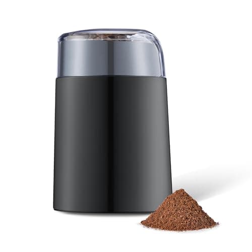 Image of Amazon Basics Electric Coffee Bean Grinder, Black