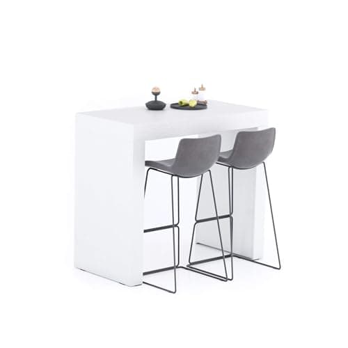 Image of Mobili Fiver, Evolution High Table 120x60, White, Made In Italy