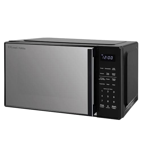 Image of Russell Hobbs 4 in 1 Digital Combination Microwave 23 Litre 900W with Air Fryer Function, Touch Control, 10 Power Levels, Defrost & Reheat Function, 99 Min Timer in Black, RHMTAF2302B
