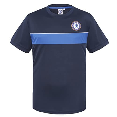 Image of Chelsea Official Gift Boys Poly T-Shirt Navy 8-9 Years MB