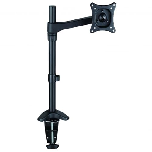 Image of AVF Single Arm Monitor Mount - Universal Extendable Tilt & Turn Screen Desk Mount - Up to 27"- Landscape or Portrait - Height Adjustable - Easy Installation - MRC1103