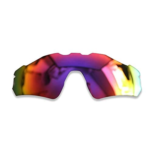 Image of POLARLENS Polarised Replacement Lenses for Oakley Radar EV Path - Compatible with Oakley Radar EV Path Sunglasses (Purple Red)
