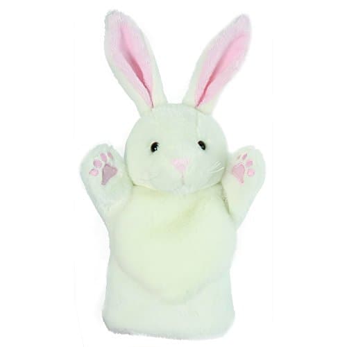 Image of The Puppet Company - CarPets - White Rabbit Hand Puppet,25 cm
