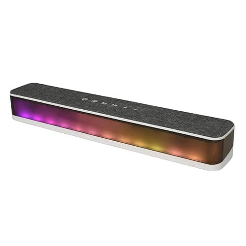 Image of RED5 Rechargeable Bluetooth Light Up Sound Bar RGB LED Colour Changing Speaker