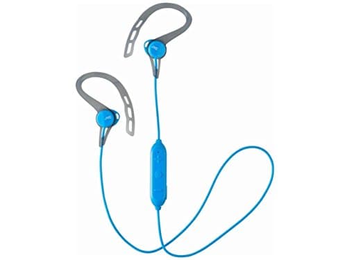 Image of JVC Sport In-Ear Wireless Bluetooth Earphones Headphones with Secure Fit Over Ear Clip - Blue