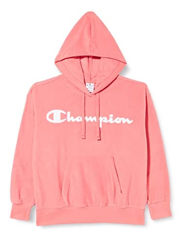 Image of Champion Women's American Classics Polar Hooded sweatshirt, Rosa Intenso, XS